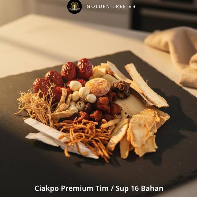 Kenk- Premium Tim Ayam Ginseng Terlengkap 16 Bahan Ciapo Chicken Herbal Soup