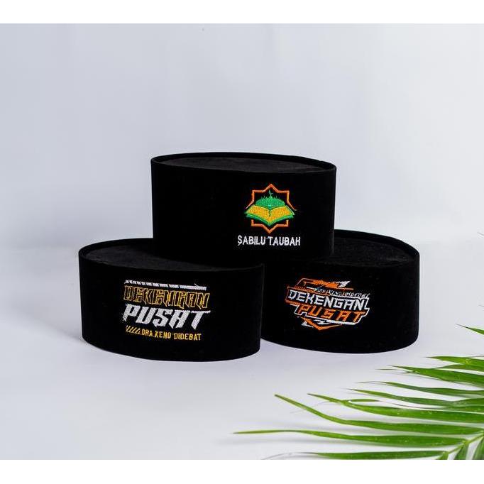 Termurah / Hot Sale Songkok Peci Kopyah Hitam Berkualitas Murah Bludru Halus Dewasa Anak Anak Bisa C