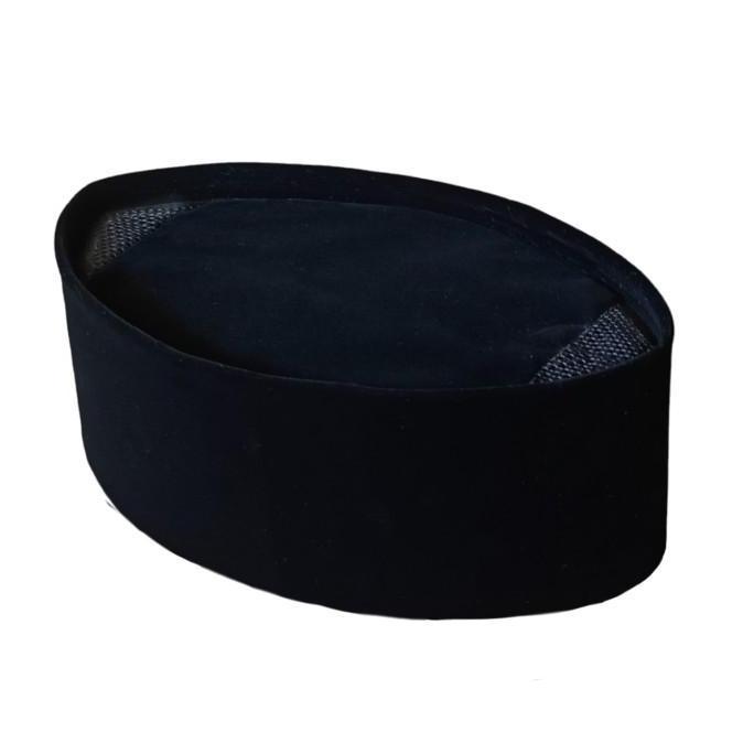 Termurah / Hot Sale Peci Ac Anak Tinggi 9 Cm Nomor 1,2,3,4,5,6,7,8 - Songkok Muslim Kopiah Hitam Nya