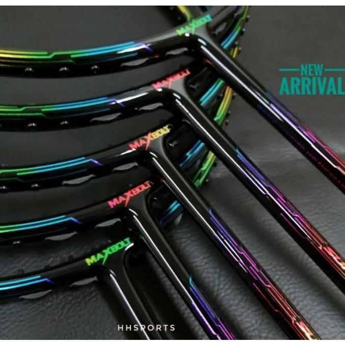 Smastr- Raket Maxbolt Superstar Lt Rainbow Original 5U | Max Tension 30Lbs | Head Heavy | Limited Ed