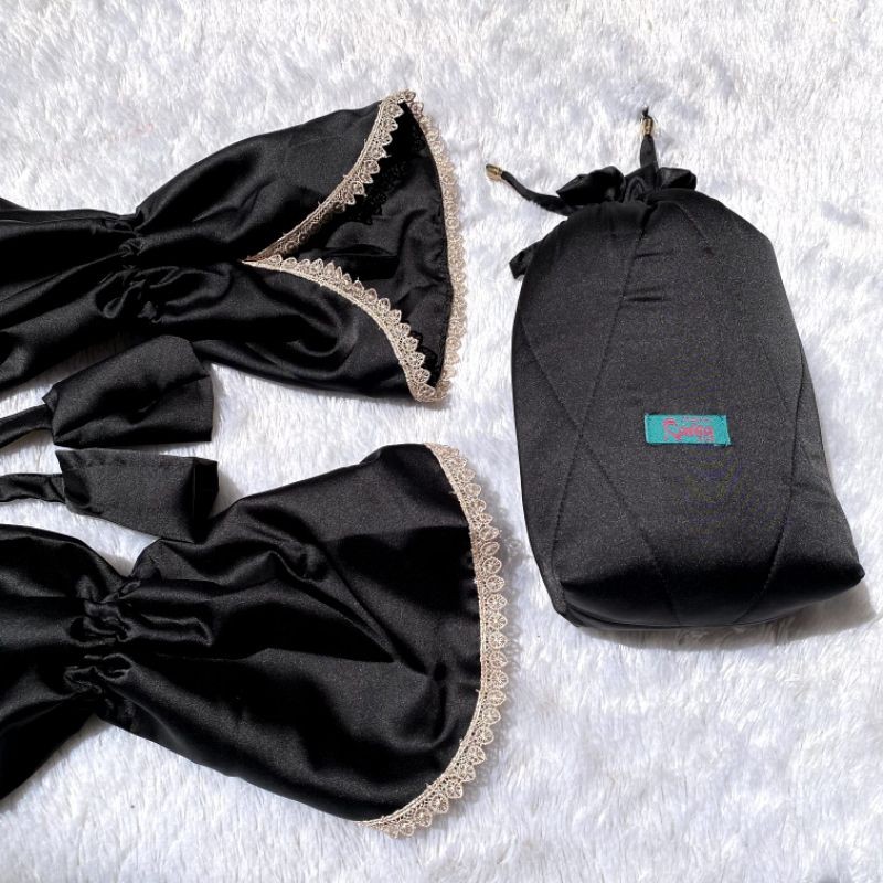 Mukena Terusan Dewasa Jumbo Traveling Silky Premium