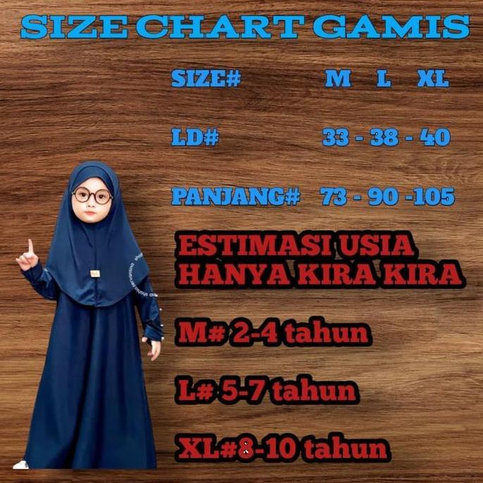 Abaya Anak Jersy Gamis Perempuan Dres Satu Set Hijab Syari Lebaran Muslim Hitam Baju Anak Usia 2-10 