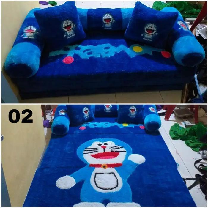 Sofabed / Kasur Lipat Karakter Bulu halus Rasfur.
