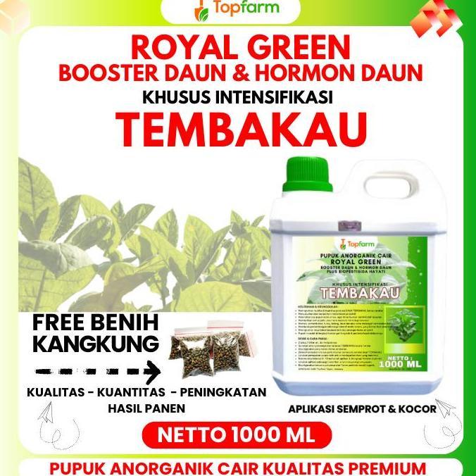 Pupuk Topfarm Khusus Mbako Pupuk Khusus Pelebat Daun Mbako Booster Pelebar Daun Mbako Hormon Daun Mb