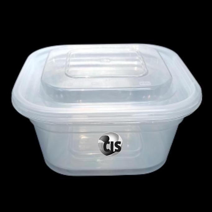 Thinwall Square 250 ml / Thinwall Kotak 250 ml - 25 pcs