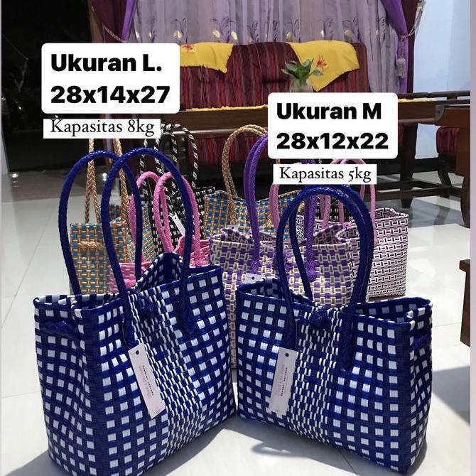 Kasora- Tas Jali Premium, Muat Gula 5-8Kg. Tas Anyaman Tas Wanita