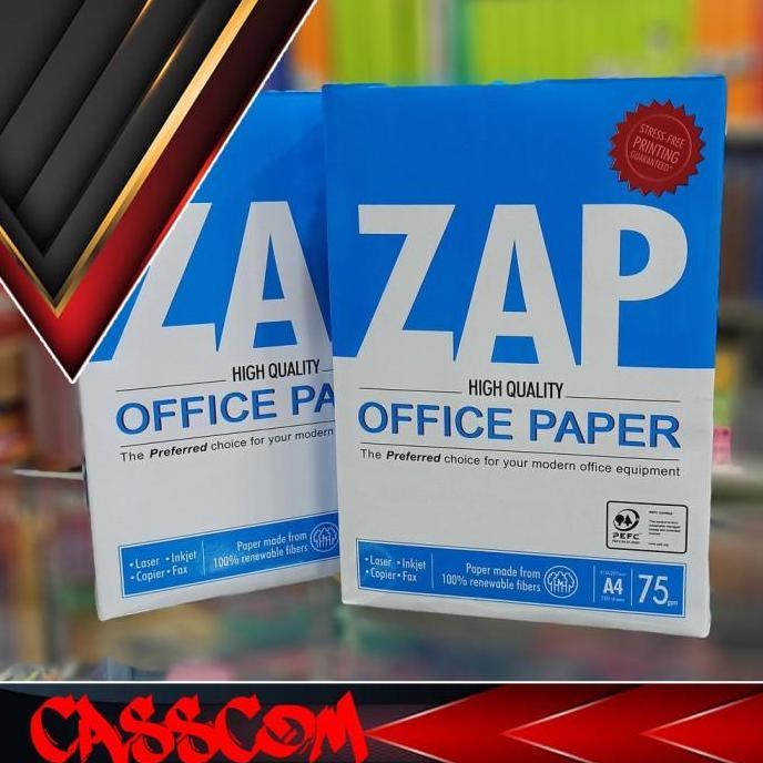 Yabureta- Kertas Hvs Zap A4 75 Gr - Casscom