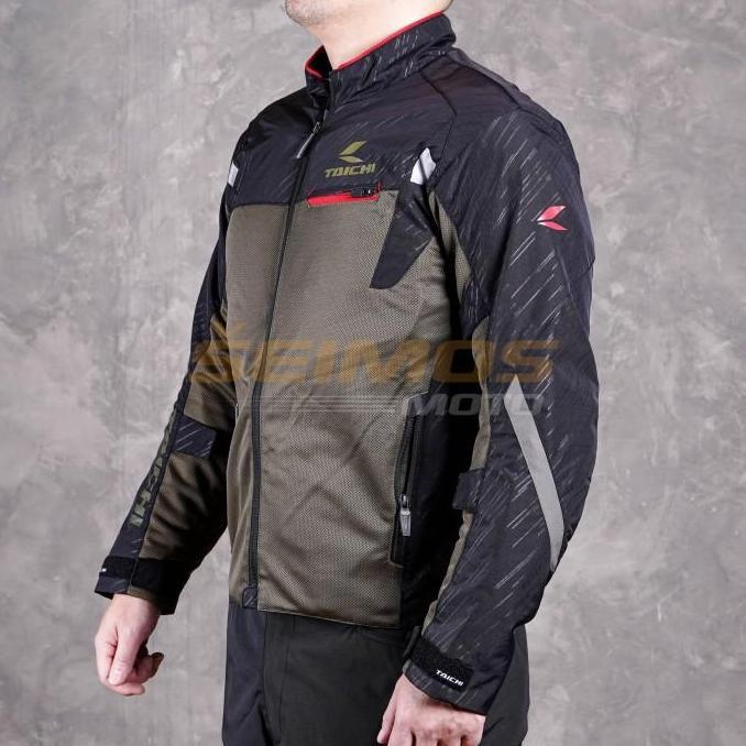 RS TAICHI RSJ 331 TORQUE MESH JACKET KHAKI