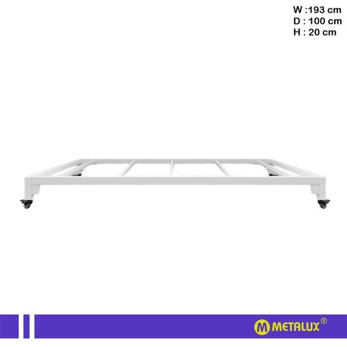 METALUX TAZAWA - Ranjang Besi Single Bed | Divan Besi Single Bed