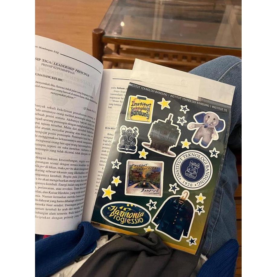 Yabureta- [New] Sticker Pack Itb - Stiker Institut Teknologi Bandung Kampus Sticker Laptop Ipad Buku