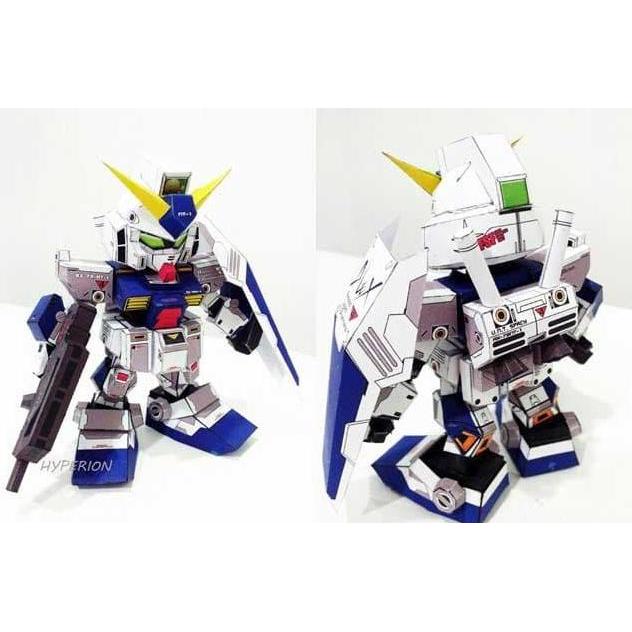 DIY Papercraft SD RX-78NT-1 Gundam Alex