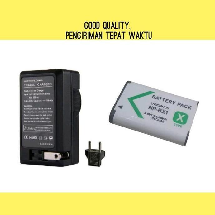 Paket Charger & Baterai Sony WX300 WX350 WX500 WX700 WX600 WX800 batre casan