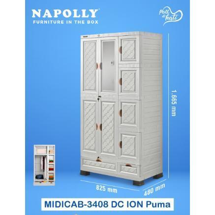 Lemari Pakaian Plastik Napoli Midicab