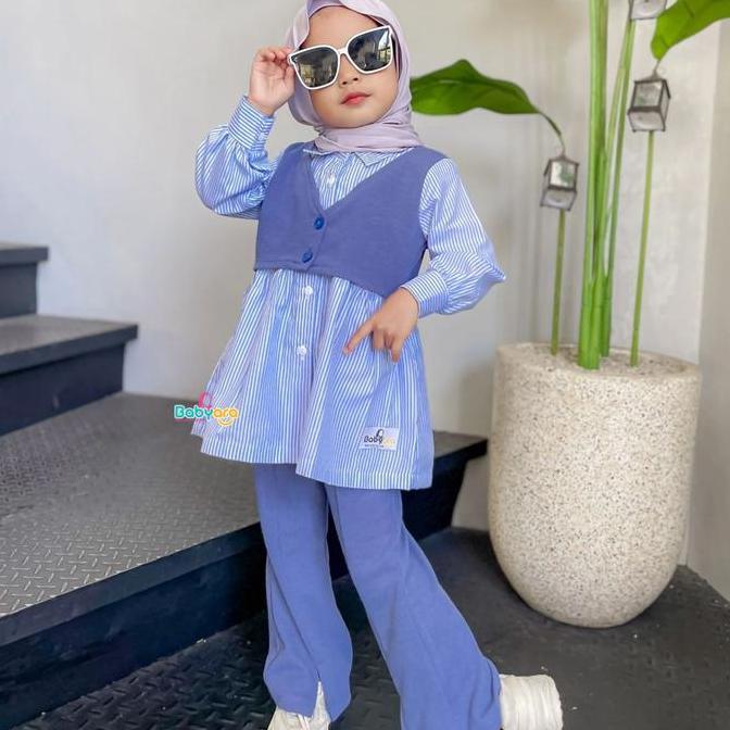 Moana Oneset/pakaian fashion anak perempuan/setelan stelan anak perempuan/cardigan kardigan anak per