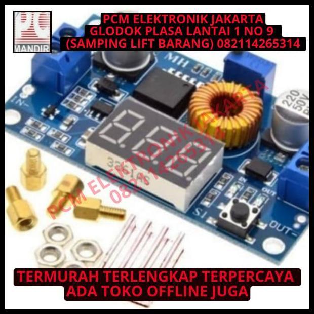 HOT DEAL KIT MODULE MODUL STEPDOWN STEP DOWN XL4015 XL 4015 DISPLAY VOLTASE 