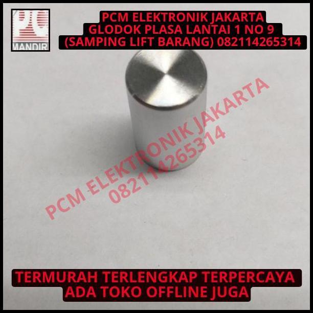GRATIS ONGKIR KNOB KNOP SWITCH DPDT SILVER 