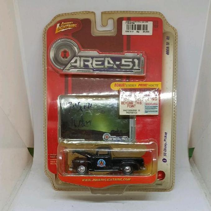 johnny lightning 50 chevy pickup area-51 diecast 1/64 n0 mulus (s)
