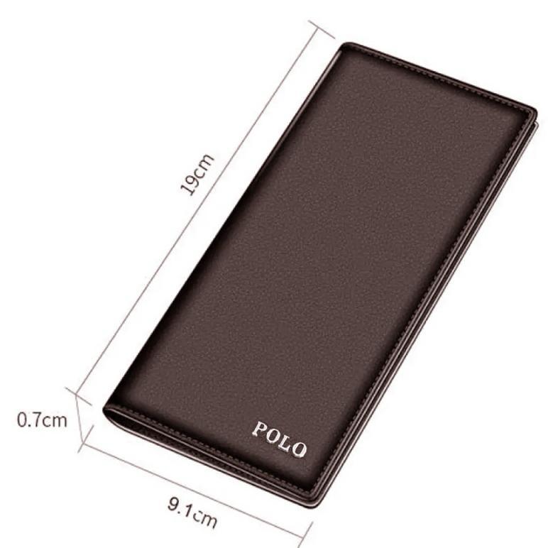HOT DEALS Dompet Pria Kulit Sintetis Dompet Pria Wallet PANJANG Polo