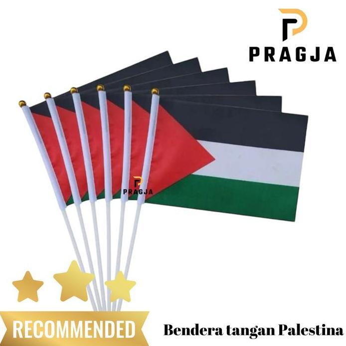 Bendera Tangan Palestina - Pengibaran Bendera Palestina dengan Tangan