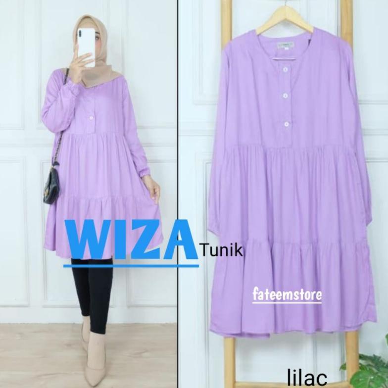 Wisa Tunik Rayon Polos Jumbo