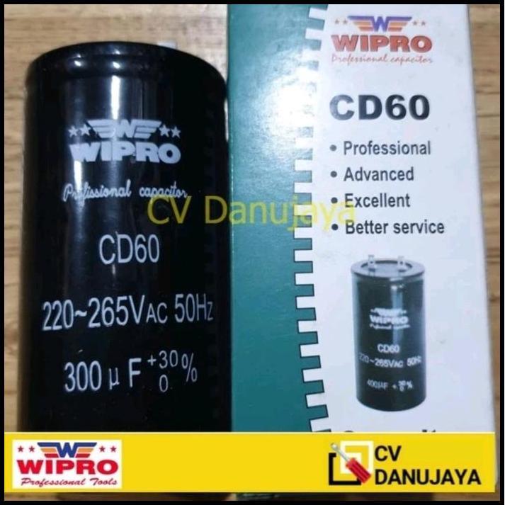 TERLARIS CAPACITOR KAPASITOR 300 UF DINAMO STARTING 300UF MICRO CAPACITOR CD60 WIPRO 