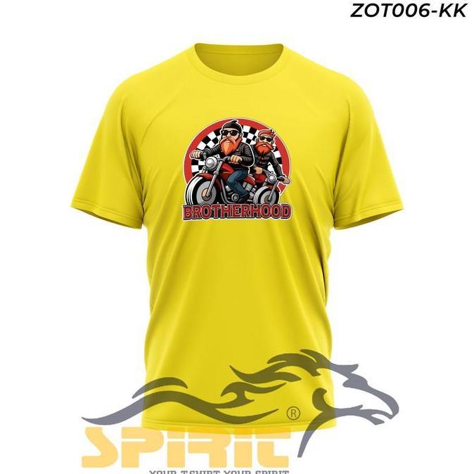 Baju Tshirt Kaos Biker Brotherhood Katun Premium