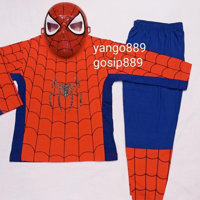 PROMO size 4-6 tahun Spiderman Kostum anak2