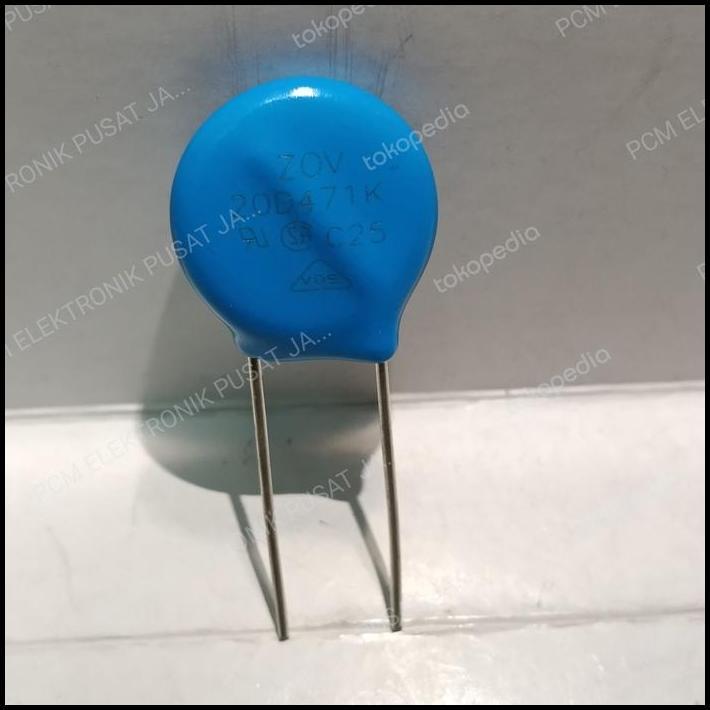 TERLARIS 2646 MOV VARISTOR ANTI PETIR ZOV 20D471K 20D471 K 470V 