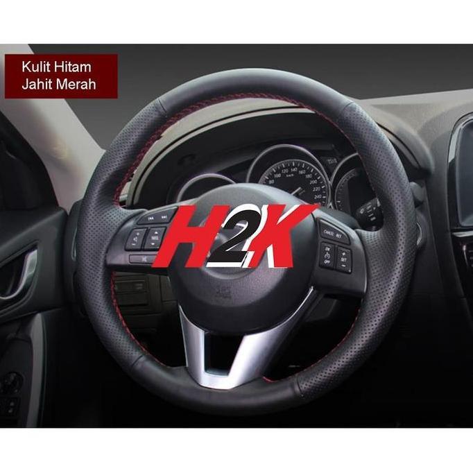 Cover Steer Mazda CX5 - Cover Steering Kulit - Leather - Mazda CX5