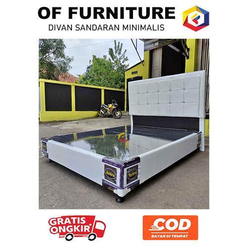 Divan dipan sandaran minimalis 160x200 ranjang modern