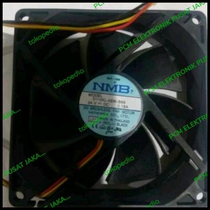 HOT DEAL EXHAUST FAN KIPAS ANGIN NMB 24V 24VOLT 24 VOLT DC 24VDC 9X9 9CM 2 PIN 