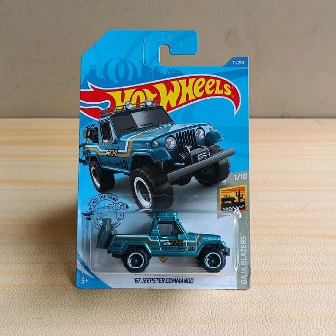 hot wheels 67 Jeepster Commando super treasure hunt $TH koleksi keren dan langka