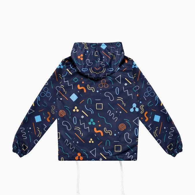 Atomic Kiddz Jaket Sublim Anak 1-12 Tahun - Linoz Navy Puring