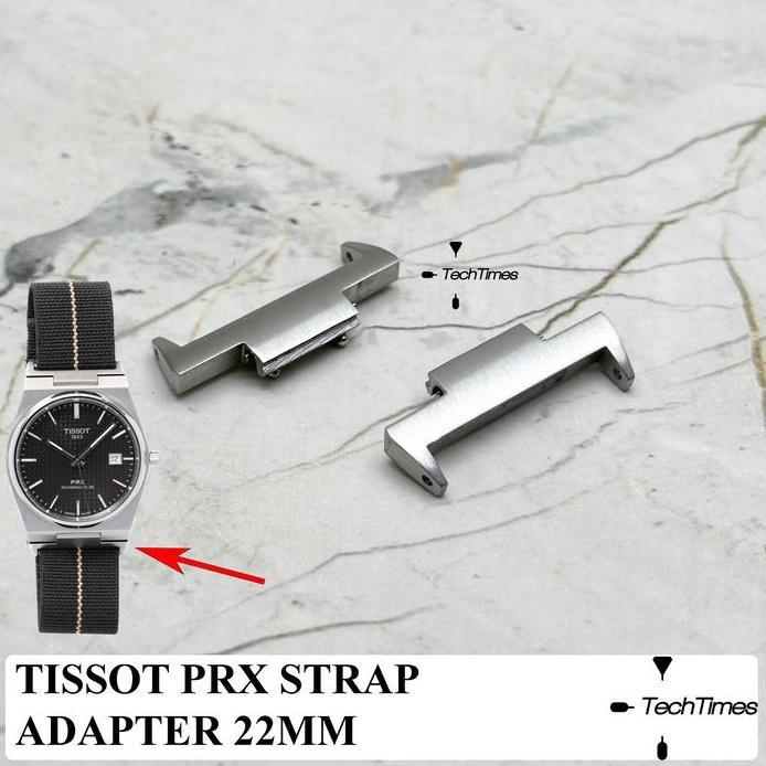 Converter Strap Tissot PRX Adapter for Tissot PRX 22MM Tali Jam Rantai