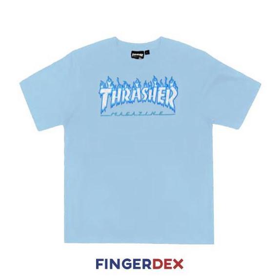 Thrasher Japan T-Shirt : Icey Blue