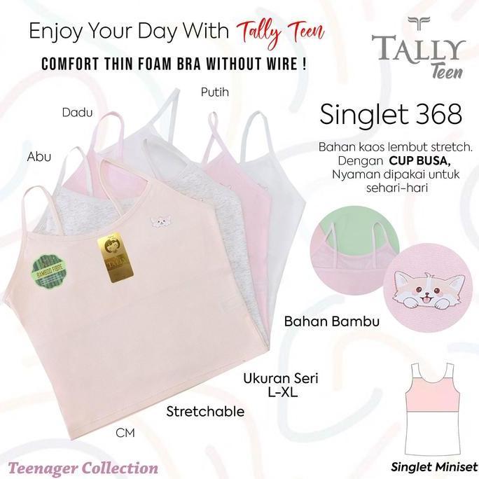 Miniset Tanktop TALLY 2067 Singlet Remaja Anak Perempuan