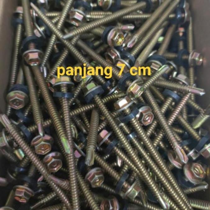 Promo Baut Roofing 7Cm / Baut Roofing Murah