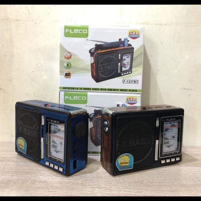 Murah Radio Jadul Fleco 1337Bt - Radio Klasik Fleco - Radip Portable Fleco