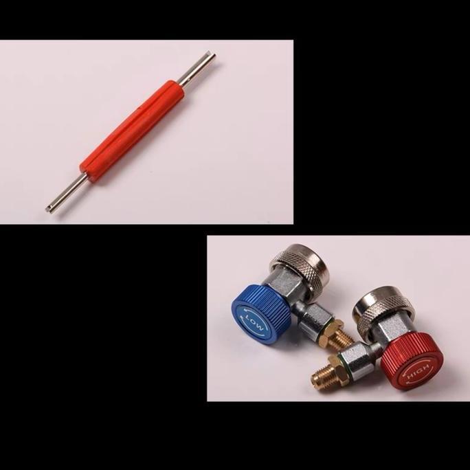 Grosir Jishuo [Cod] Meteran Ac Manifold Double Gauge Set / Air Conditioning Repair Fluorine Filling 