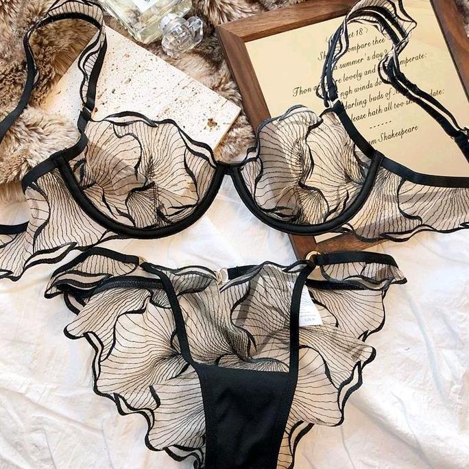 Davisbrakan99 - Phoenix Bra Set Setelan BH+CD Lace Hot Vintage Premium Diva Sexy Kawat Renda Bralett