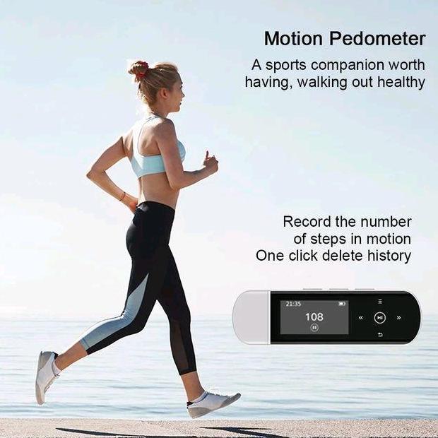 Grosir Original Ruizu X69 2 In 1 32Gb Bluetooth 5 Sport Mp3 Player Flashdisk Dap Tf Fm Pedometer Up 