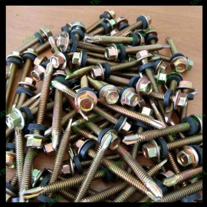 Grosir Sekrup Roofing / Baut Roofing 6Cm Per Dus Isi 300Pcs