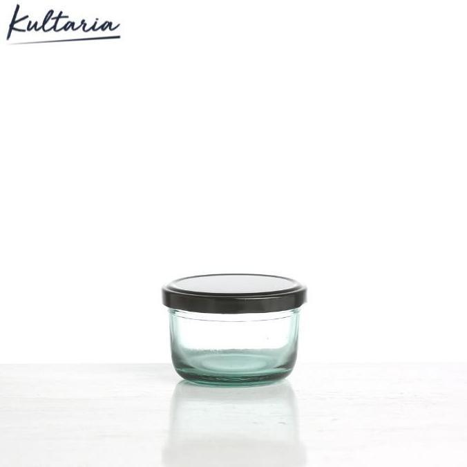 JAR TOPLES KACA BENING + TUTUP SENG, BOTOL MASON JAR 125ML SERBAGUNA
