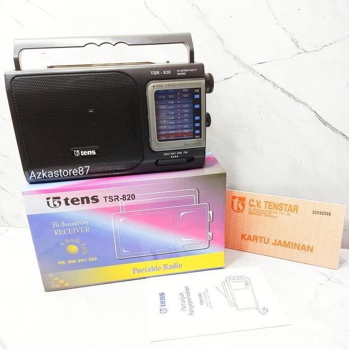 Murah Radio Tens 820 Radio Portable Radio Clasik Radio Ac/Dc Radio Portable