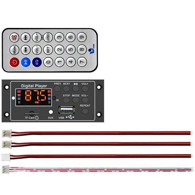 Murah Kit Modul Mp3 Lcd Besar 58Bt 12V Digital Player