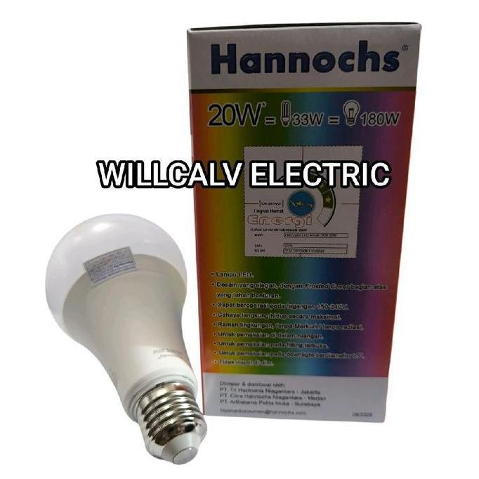 Raito- Lampu Led Hannoch Hannoch Sonic 20W 20Watt 20 W 20 Watt Cahaya Putih