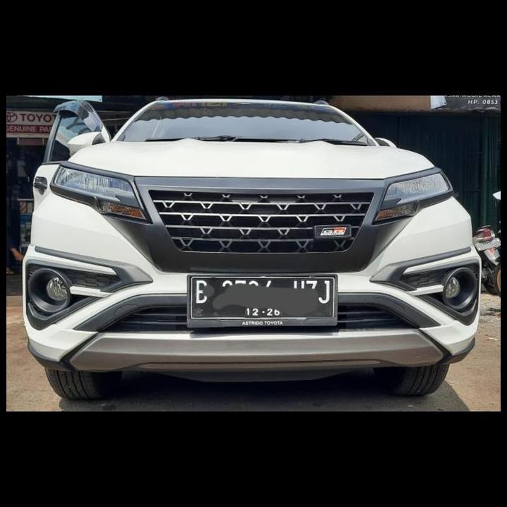 TERBARU GRILL DEPAN MOBIL ALL NEW RUSH /  ALL NEW TERIOS 2017 - 2024 MODEL TRD SPORTY BAHAN PLASTIK 