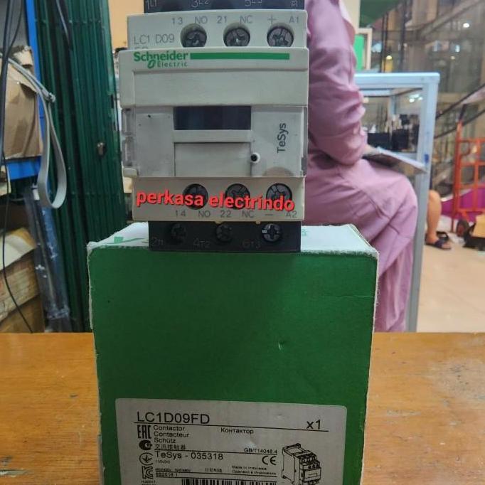 Kontaktor Contaktor Schneider Lc1D09Fd 110V Dc Terbaik