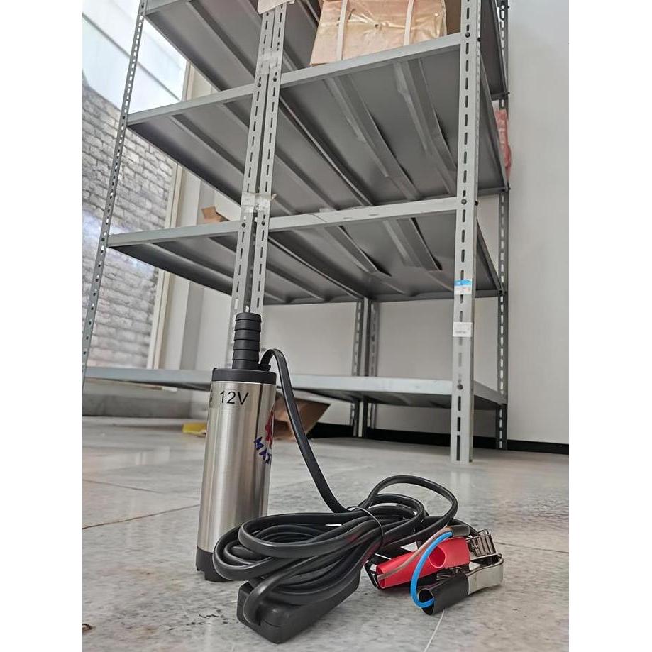 Teruss- Maxpump Pompa Oli Portabel Stainless Untuk Diesel Solar Minyak Motor Pompa Minyak Celup Tran