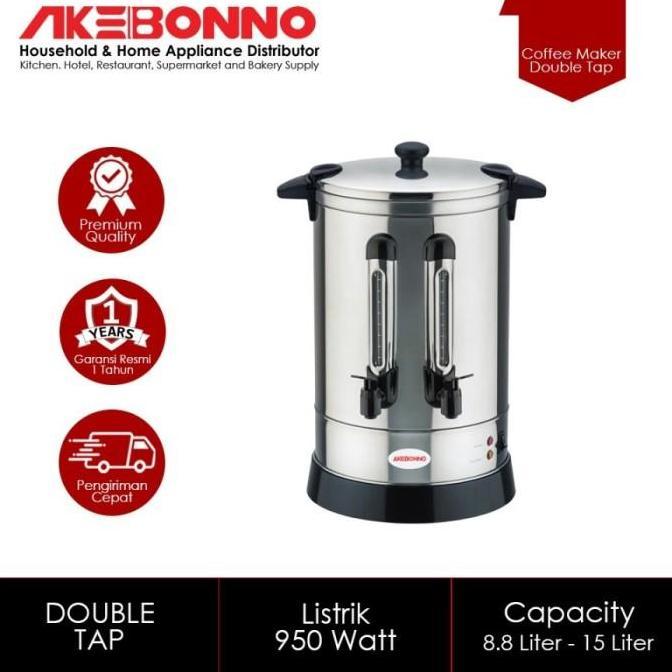 AKEBONNO Coffe Maker / Water Boiler Double Kran Series